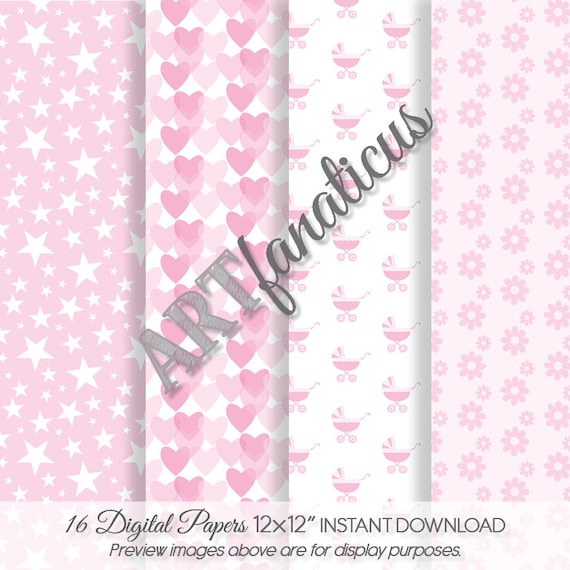 Diaper Pin Baby Girl Background Wallpaper