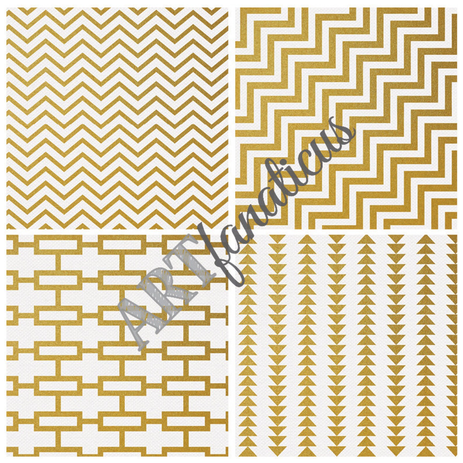 Gold Foil Papers gold FOIL 1 Gold Foil Patterns, Gold Chevron, Gold