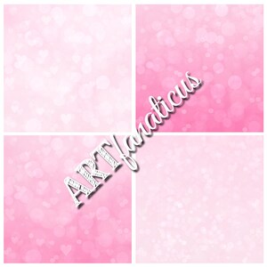 Bokeh digital papers PINK BOKEH pink background featuring bokeh for scrapbookers, photography marketing materials, invitations, albums image 3