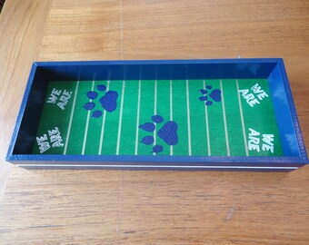 Penn State Inspired Dorm Desk Office Tray Box Organizer One Of  A Kind Hand Crafted Designed  Please Check Out My Other Creation