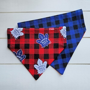 TORONTO MAPLE LEAFS - Playoffs Edition - Reversible, Over-The-Collar Pet Bandana