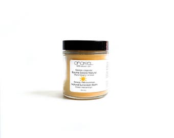 Natural Sunscreen with Zinc Oxide.Vegan Sunscreen. Organic Sunblock. All Natural Sunblock. Baby safe Sunscreen.Organic Sun Screen
