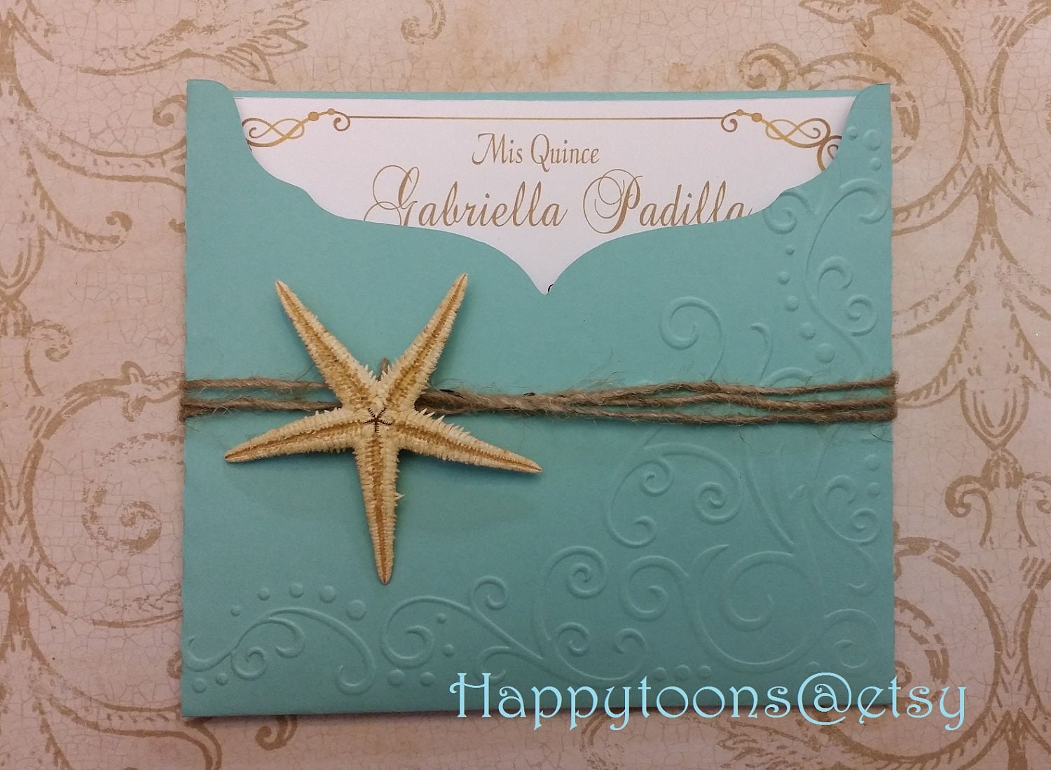 Under The Sea Quinceanera Invitation Beach Theme Quinceanera Etsy