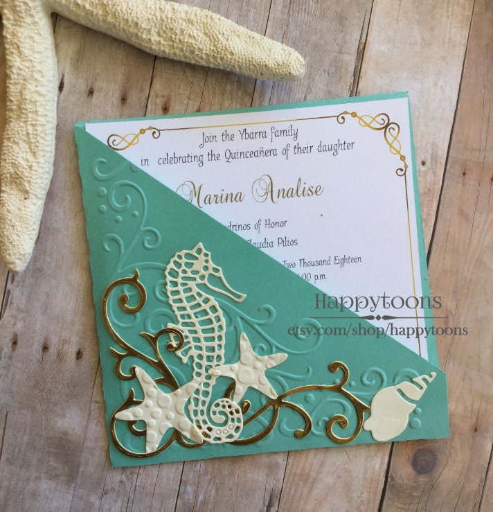 Under The Sea Beach Theme Quinceanera Sweet Sixteen Etsy