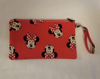 Minnie Mouse Wristlet Purse
