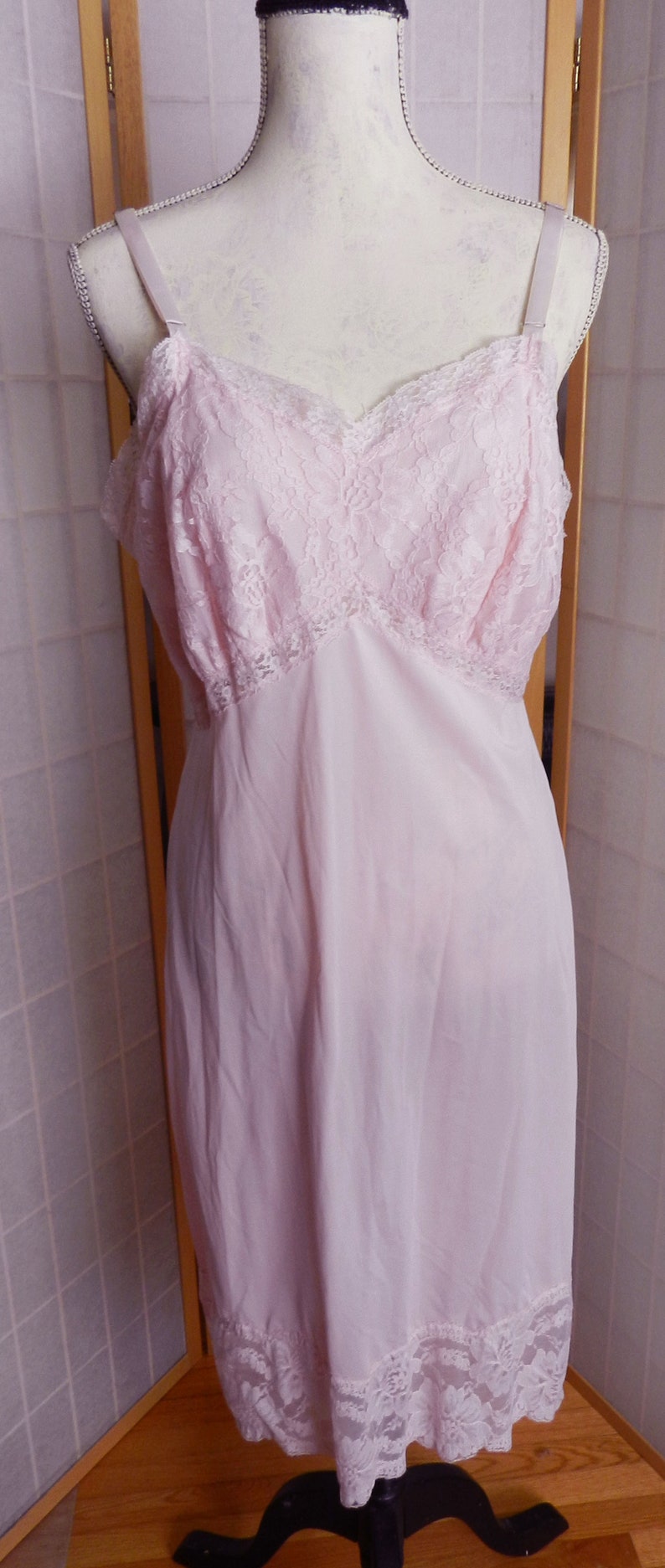 pink satin slip