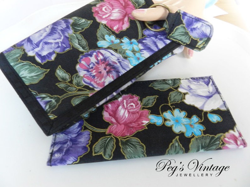 floral wallet