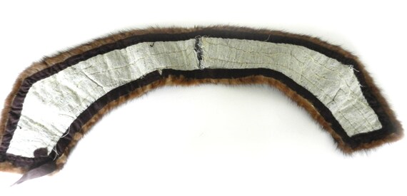 50's Brown Mink Fur Collar / Scarf Wrap / Detacha… - image 5