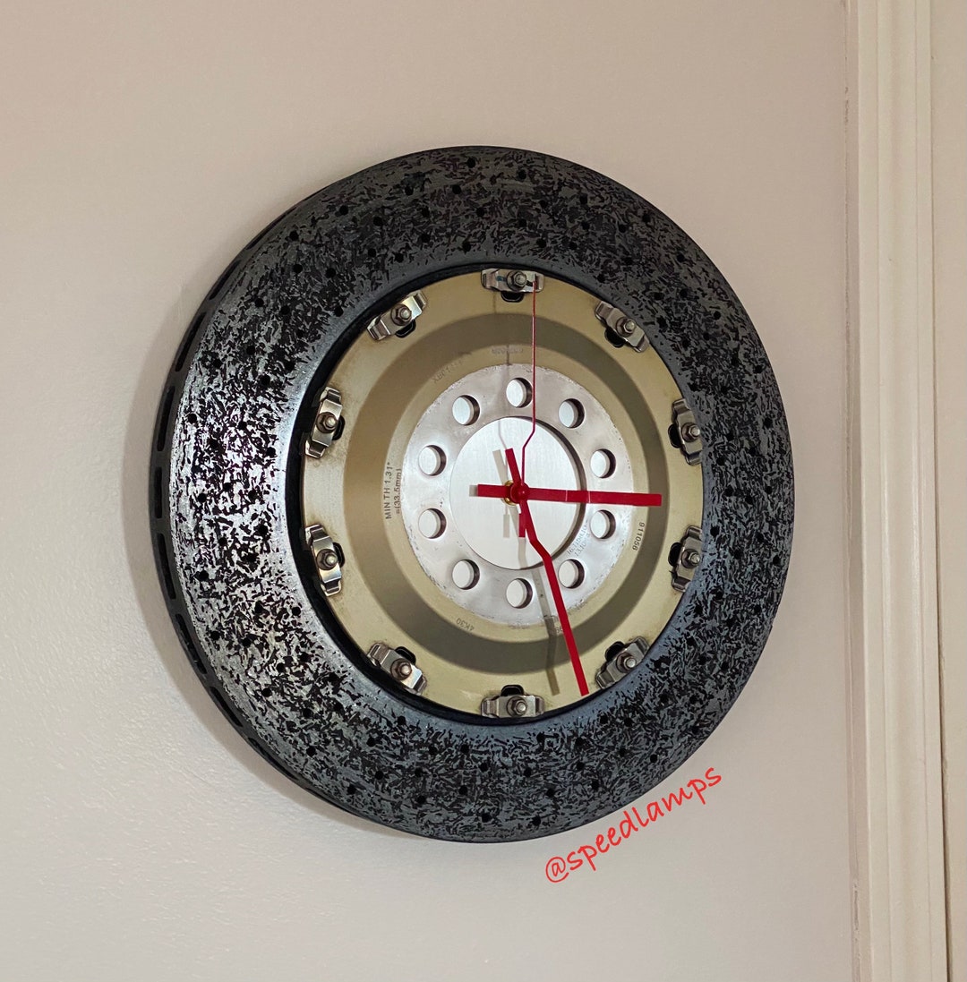 Carbon Fiber Brake Rotor Clock Brembo Ferrari Exotic