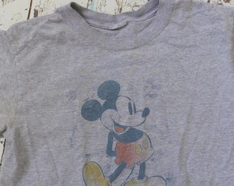 1970's, Vintage, Official DIsney, Mickey Mouse, T-Shirt, Size Medium