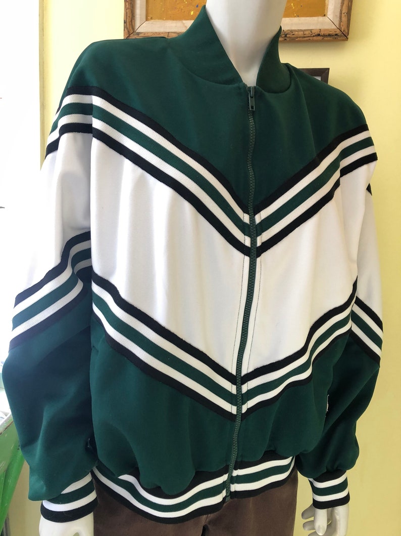 1980's Cheerleader Jacket CDT Green/White made in USA | Etsy