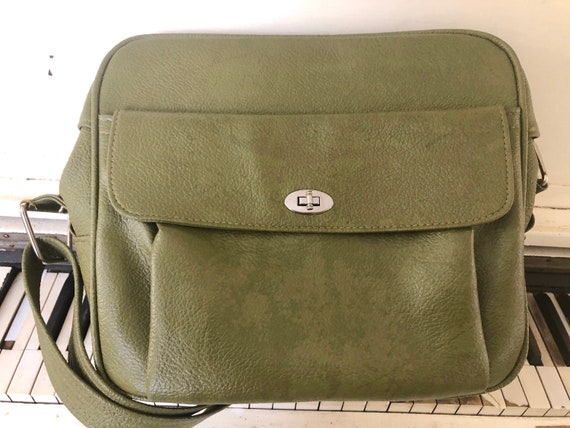 1960's, Bowling Ball, Textured, Avocado Green, Vin