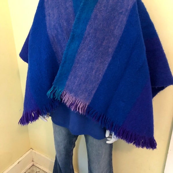 Blanket Poncho Etsy