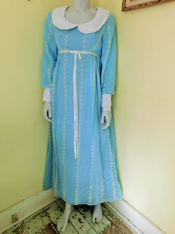 Early 1960's, Empire Waist, Peter Pan Collar, Prom