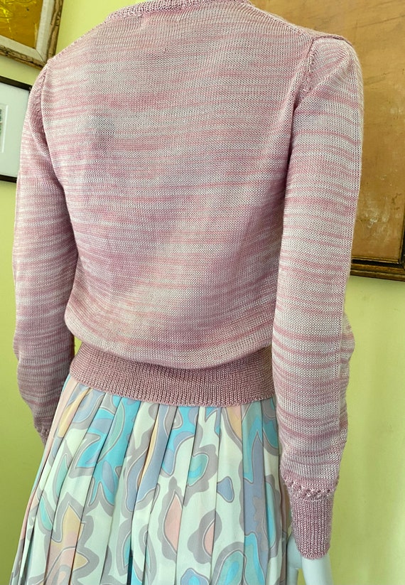 1980's, GEORGIE PORGIE, Dressy Sweater, Rose Pink… - image 7