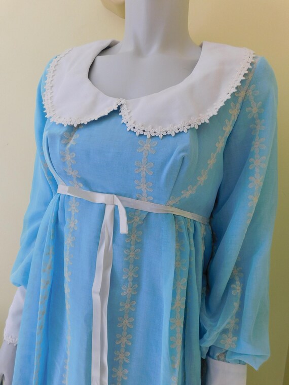 Early 1960's, Empire Waist, Peter Pan Collar, Prom