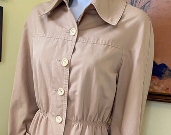 Vintage, Union Made, Trench Coat, Lanson All Weather Jacket, size S