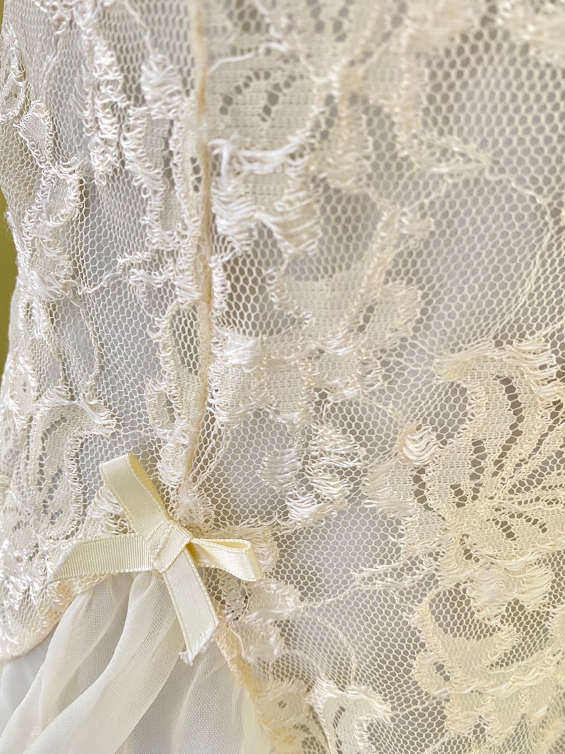 Ivory Medium Vintage Teddy Lace Camisole
