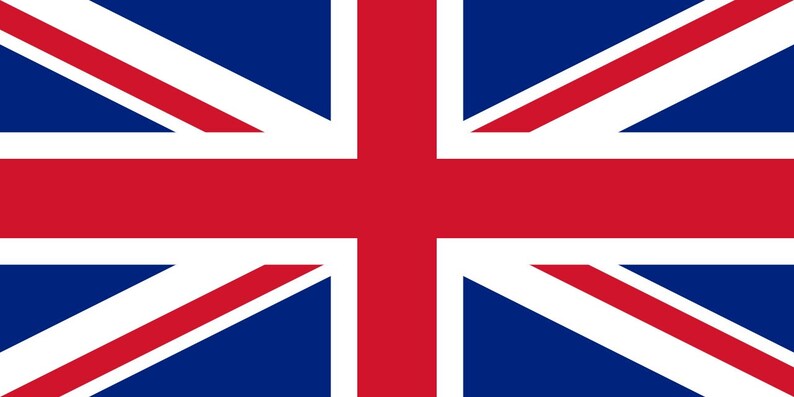 United Kingdom Flag Friendship Bracelet UK Jewelry England British Great Britain Bracelet Missionary Flag Bracelet
