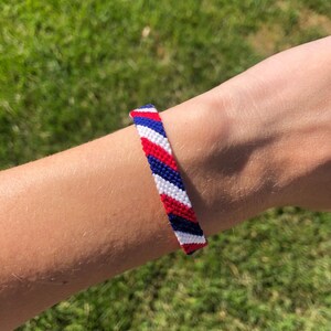 Sweden Flag friendship bracelet Swedish woven cotton gift