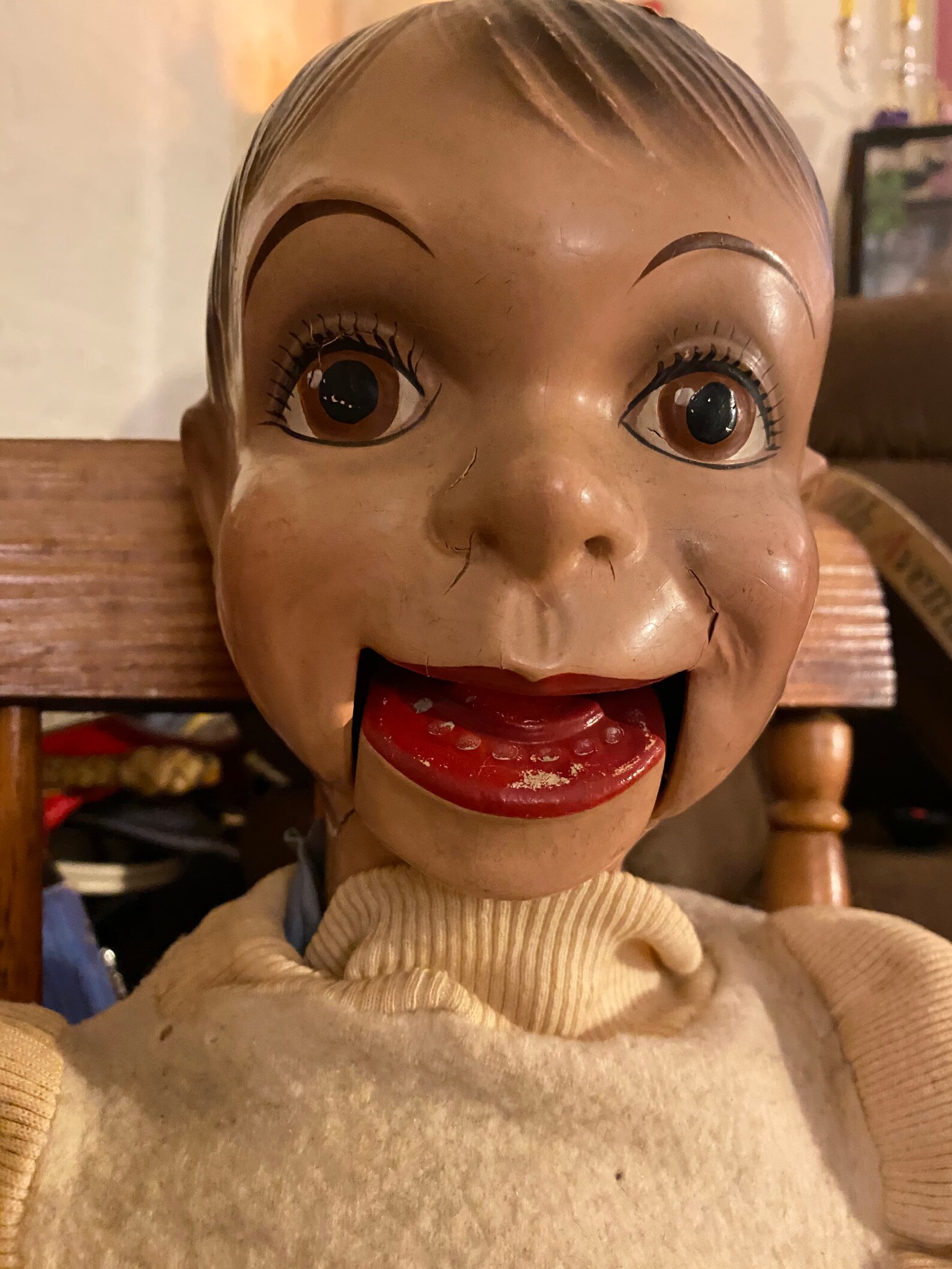 Haunted Antique Ventriloquist Doll Etsy