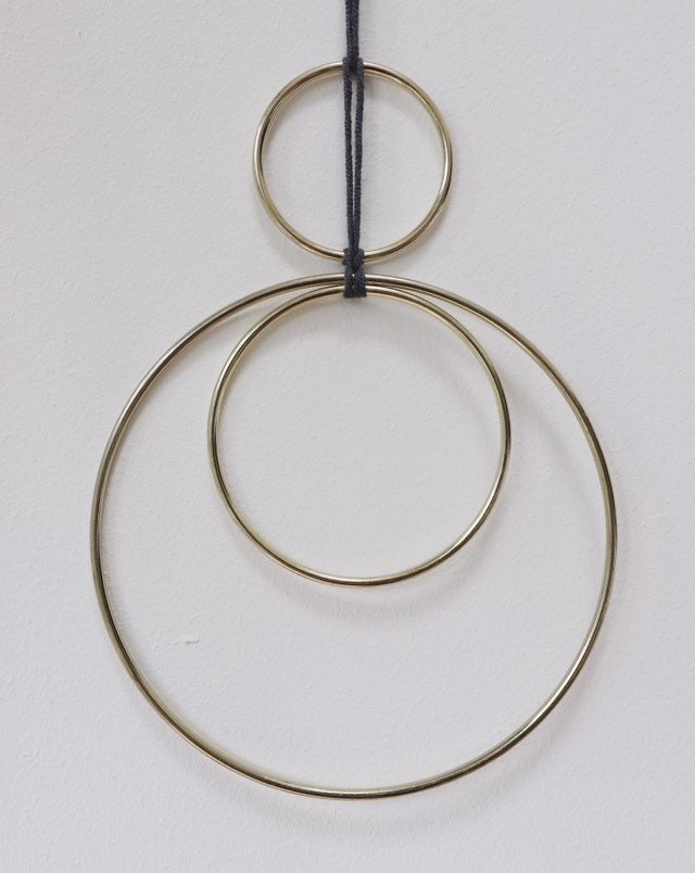 Brass Gold Wall Hanging Etsy UK