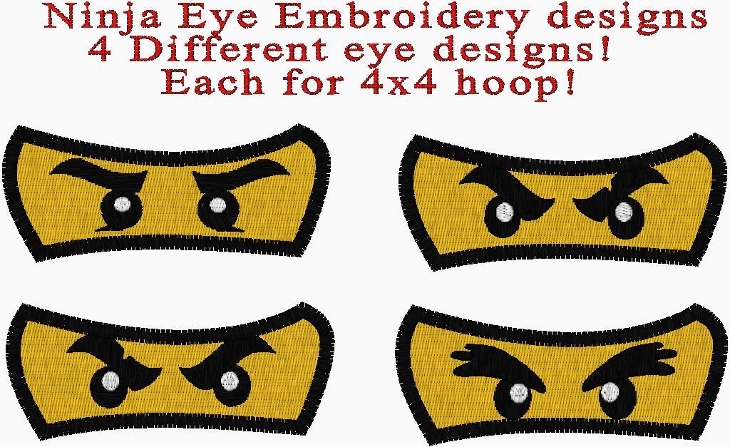 Digital Embroidery file Lego for baby HUS Ninjago Black Ninja Embroidery Design Digital Embroidery file Lego for baby HUS Ninjago Black Ninja Embroidery Design