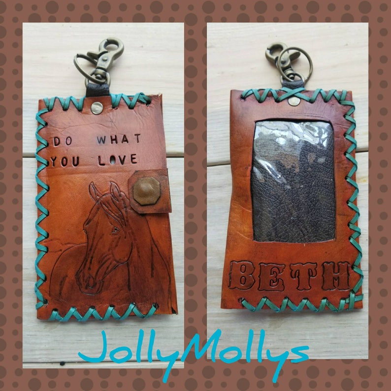 Leather ID & Badge Wallet main image 1