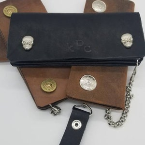 Cartera extragrande Biker-Trucker con cadena