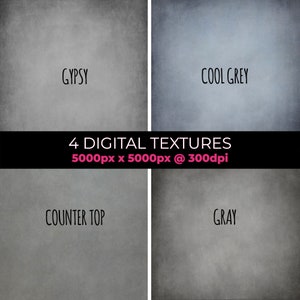 4 DIGITAL BACKGROUNDS - Classic! Use for Photography, Photoshop, Portraits, Digital Art, Stationery, Graphic Design, Canva, Procreate