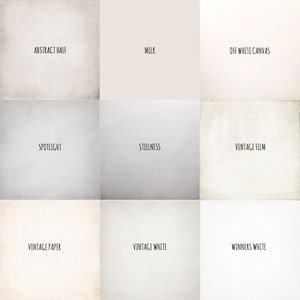 OTTIMA OFFERTA! - 9 Sfondi digitali neutri chiari, texture, sovrapposizioni, fotografia, video, inviti, carta da parati, grafica