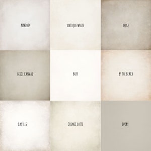 ¡EXCELENTE OFERTA! - 9 fondos digitales BEIGE, texturas, superposiciones, fotografía, video, invitaciones, diseño gráfico, ¡más 1 fondo adicional!