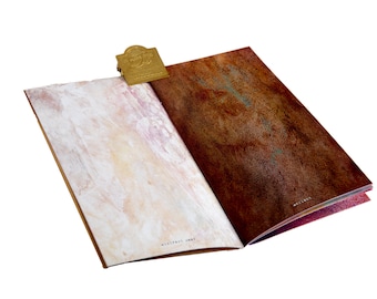 Travellers Notebook Refill, Travel or Art Journal : Book 3 Stars & Rainbows - 36 page Mixed Media TN regular size insert