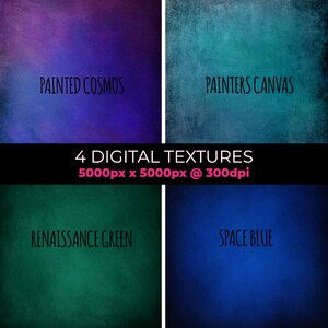 4 DIGITAL BACKGROUNDS - Other Worlds! Use for Photography, Photoshop, Portraits, Digital Art, Stationery, Graphic Design, Canva, Procreate