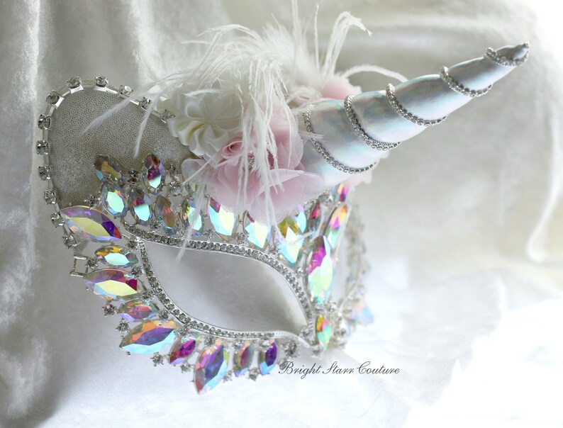 unicorn mask mask masquerade mask party mask eye mask etsy