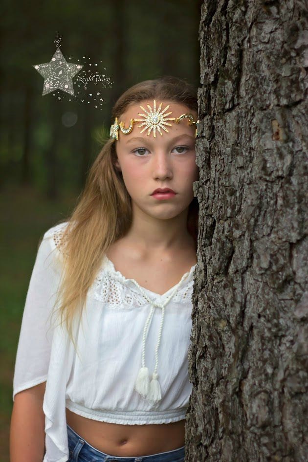 Boho Hair Accessories Hippie Headband Headband Crystal Etsy