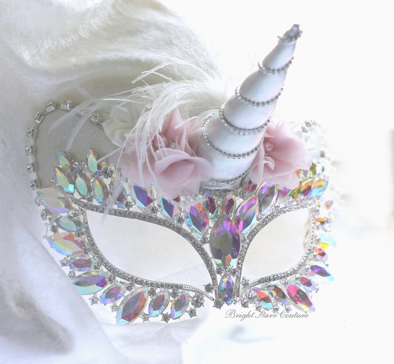 unicorn mask mask masquerade mask party mask eye mask etsy