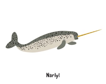 Narwhal (4x4 Card)