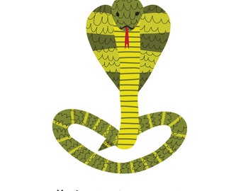 Snake (4x4 Card)