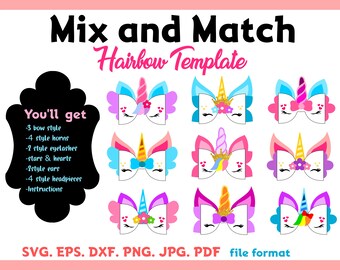 Free Free Unicorn Hair Bow Svg Free 893 SVG PNG EPS DXF File