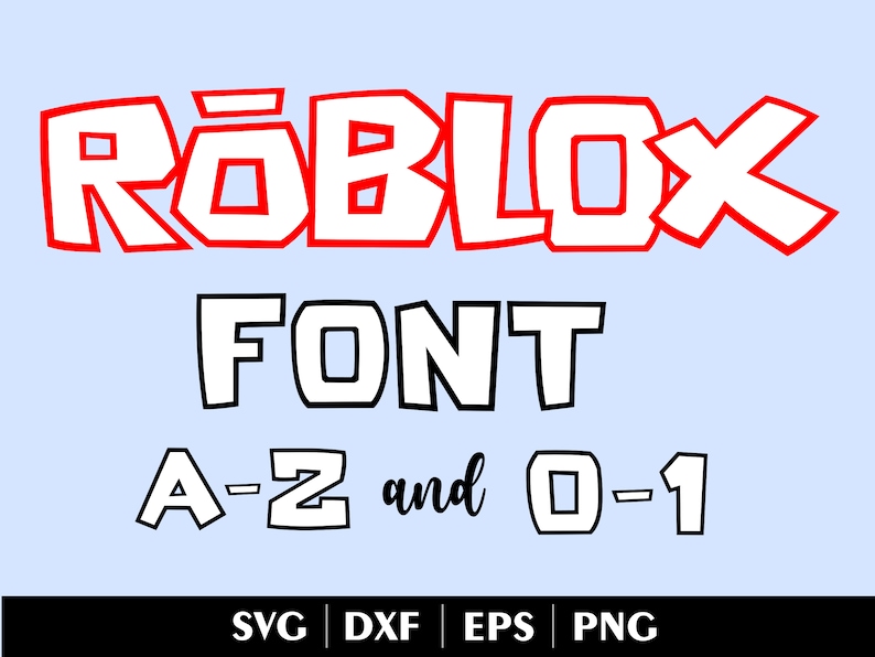 Roblox Cartoon Font