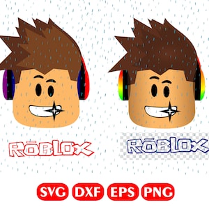 Hochwertiges Layered Rblx Gamer Gesicht SVG, Game svg Sofortiger Download, Pdf, Png, Dxf, Eps, Silhouette Schnittdateien, Cricut Schnitt Dateien