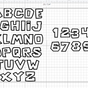 Game Font SVG: Letters and Numbers, Video Game Style (digital Download ...