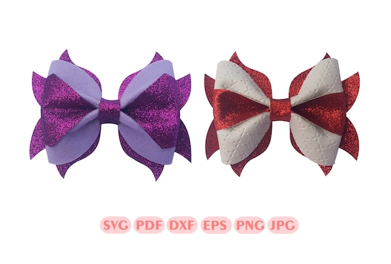 Pinch Bow Template SVG Bow SVG Bow Template Hair Bow | Etsy Australia