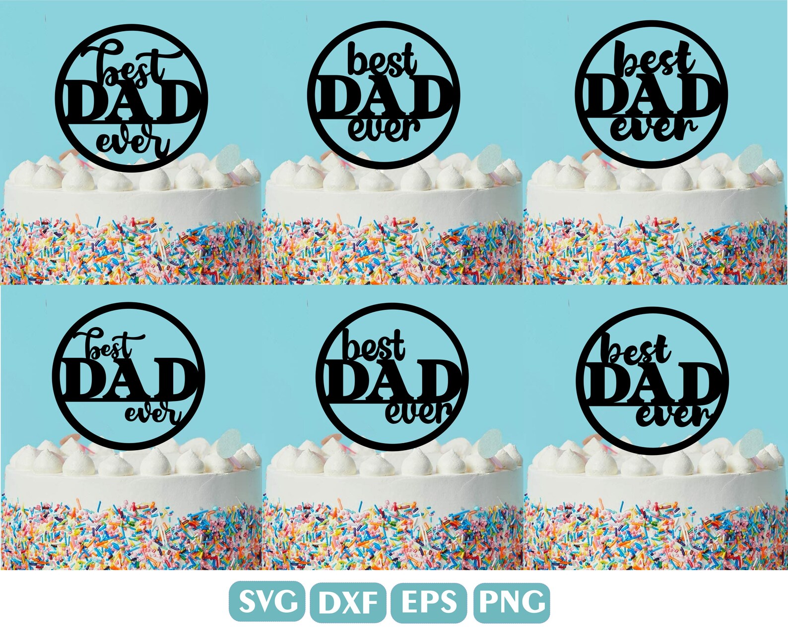 Free Free 160 Happy Father&#039;s Day Cake Topper Svg SVG PNG EPS DXF File
