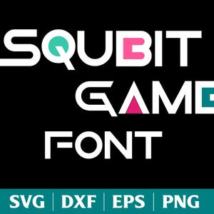 Game Font Bundle, Alphabet, Letters and Numbers Svg,Png INSTANT DOWNLOAD Silhouette Cut Files, Cricut Cut Files (Not Installable)