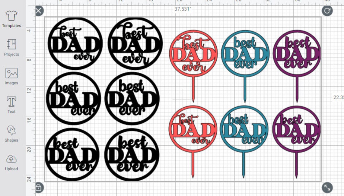 Free Free 275 Happy Father's Day Cake Topper Svg SVG PNG EPS DXF File