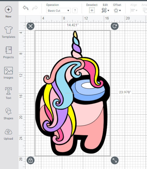 Download Cute Unicorn Among Us SVG Instant Download Among us Pdf | Etsy
