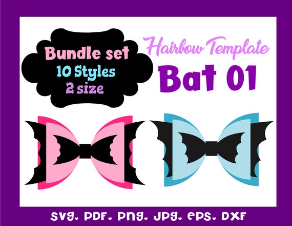 Download Halloween Bundle Hair Bow Svg Hair Bow Template Halloween Bundle Svg Cricut Cut File Silhouette Cut File Digital Template Pdf Hair Accessories Accessories Valresa Com