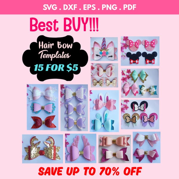 BESTE KOOP!! Bundel van 15 haarstriksjablonen naar keuze | Cricut, silhouetcamee | SVG, Pdf, Png, Jpg, Svg, Dxf, Eps en Word-document.